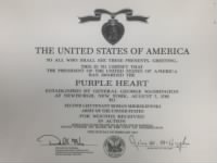 mierzejewski Purple Heart Certificate