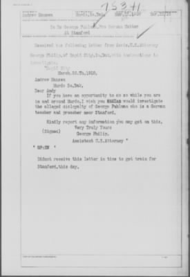 Old German Files, 1909-21 > George Puhlman (#75341)