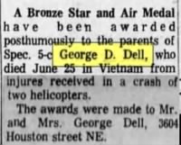 Dell, George Douglas, SP 5