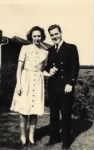 Mary Cecelia and brother David Vincent Taggs Carmody ca1944 from Michael Lanzing  on Ancestry