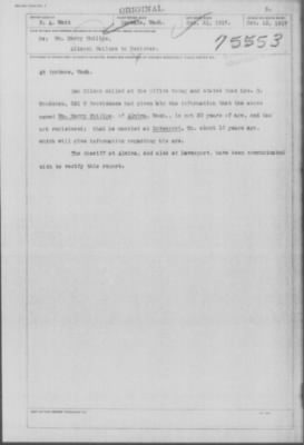 Old German Files, 1909-21 > Wm. Harry Philips (#75553)