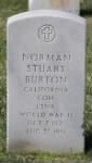 Norman Stuart Burton grave marker from Marvin & Samme Templin on Findagrave