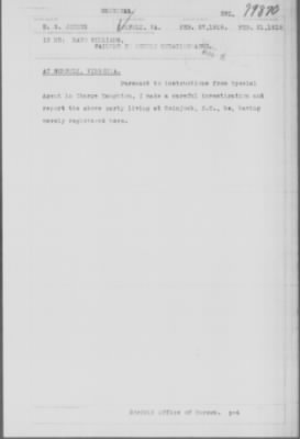 Old German Files, 1909-21 > Mayo Williams (#79870)