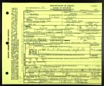 Ricahrd L Peterson, Death Certificate