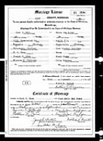 Jack J Biek Marriage License