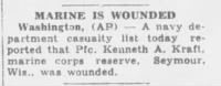 Kraft, Kenneth Anthony - Chippewa Herald-Telegram (Chippewa Falls, WI) 15 Feb 1944 pg 4