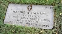 Margie A Camper - grave marker - findagrave
