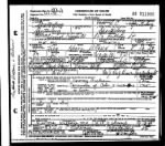 Brown John Hertz death certificate