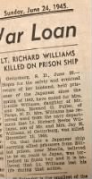 Thumbnail for Lt. Richard Williams Killed on Prison Ship.jpg