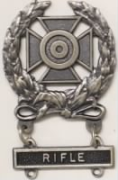 Expert badge with rifle