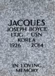 Joseph Boyce Jacques grave marker from Marilyn McRae McCarty on Findagrave