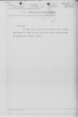 Old German Files, 1909-21 > Various (#8000-78249)