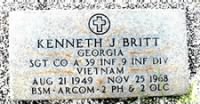 Britt, Kenneth John, SGT