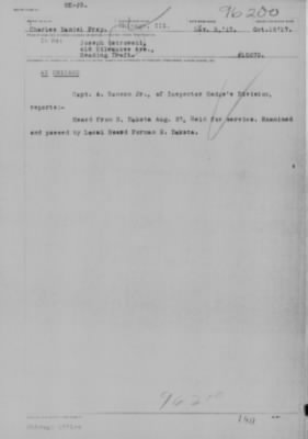 Old German Files, 1909-21 > Joseph Ostrowski (#96200)