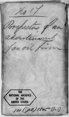 Thumbnail for Letters Received by Col. H. L. Burnett, File Nos. 1-359