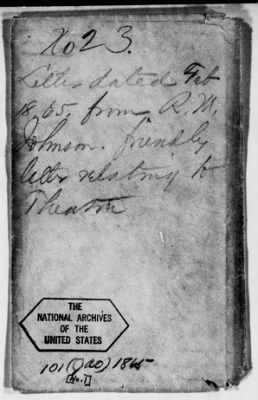 Thumbnail for Letters Received by Col. H. L. Burnett, File Nos. 1-359