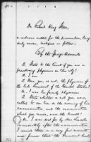 Testimony of Dr Robert King Stone, family physician to the Lincolns, who examined the president soon after he was shot (6 pages)