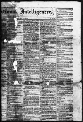 Issues of the Daily National Intelligencer, May 16-Jun 30, 1865 AND Miscellaneous Records Relating to the Court-Martial