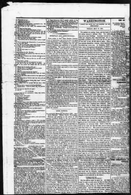 Issues of the Daily National Intelligencer, May 16-Jun 30, 1865 AND Miscellaneous Records Relating to the Court-Martial