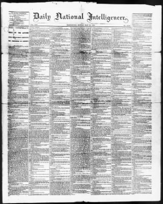 Thumbnail for Issues of the Daily National Intelligencer, May 16-Jun 30, 1865 AND Miscellaneous Records Relating to the Court-Martial