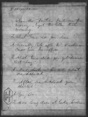 Letters received and Statements of Evidence collected by the Military Commission, pages 70-104 AND Letters received by Col. H. L. Burnett with Endorsements, May 9,-Jun 9, 1865