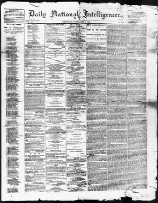 Issues of the Daily National Intelligencer, May 16-Jun 30, 1865 AND Miscellaneous Records Relating to the Court-Martial