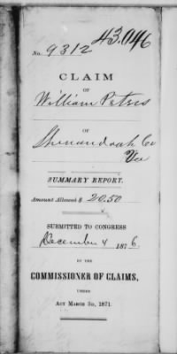 Shenandoah > Peters, William (43046)