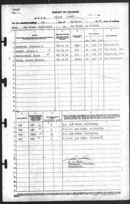 Thumbnail for Report of Changes > 4-Dec-1939