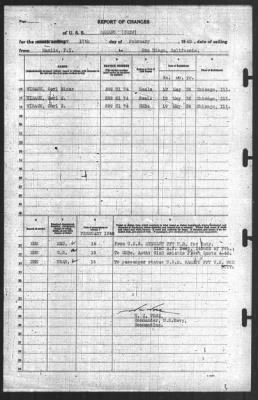 Thumbnail for Report of Changes > 17-Feb-1940