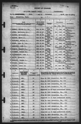 Report of Changes > 20-Nov-1943
