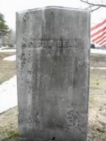 Rufus Bean grave, Alfred, Maine