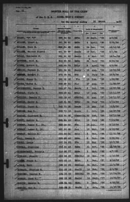 Muster Rolls > 31-Mar-1939