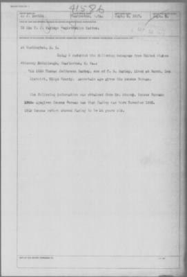 Old German Files, 1909-21 > Thomas Jefferson Farley (#41586)