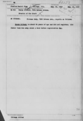Old German Files, 1909-21 > Harry Gilbert (#60238)