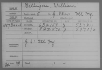 Company G > Hilligoss, William