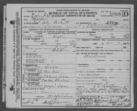 US, Texas Death Certificates, 1890-1976 - Page 1