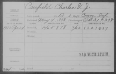 Company D > Caufield Charles V. J.