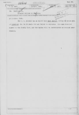 Old German Files, 1909-21 > Ward Larson (#44604)