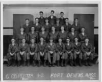 Fort Devens Mass., Co. G 1950s Squad