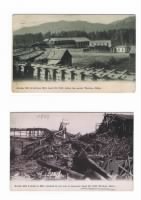 Bunker Hill Mine/Mill the day before and the day after.  1899