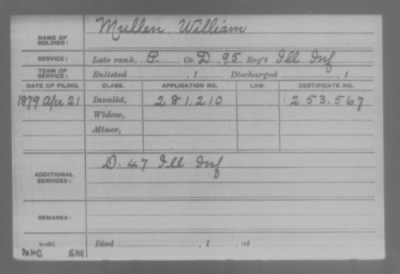 Company D > Mullen, William