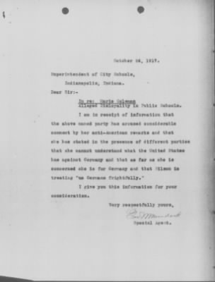 Old German Files, 1909-21 > Marie Coleman (#8000-74133)