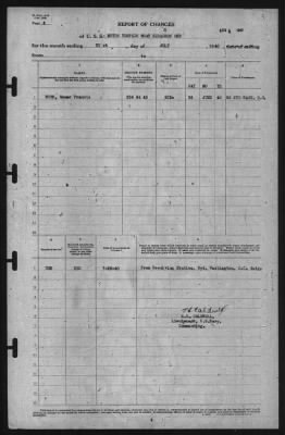 Report of Changes > 31-Jul-1940