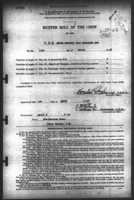 Muster Rolls > 31-Mar-1942