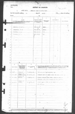 Thumbnail for Report of Changes > 30-Apr-1945