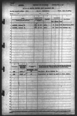 Report of Changes > 30-Sep-1942