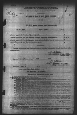 Muster Rolls > 30-Jun-1943