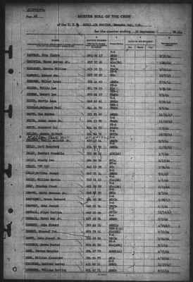 Thumbnail for Muster Rolls > 30-Sep-1944