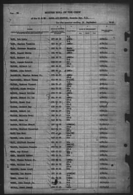 Muster Rolls > 30-Sep-1944