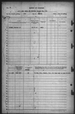 Report of Changes > 31-Oct-1944